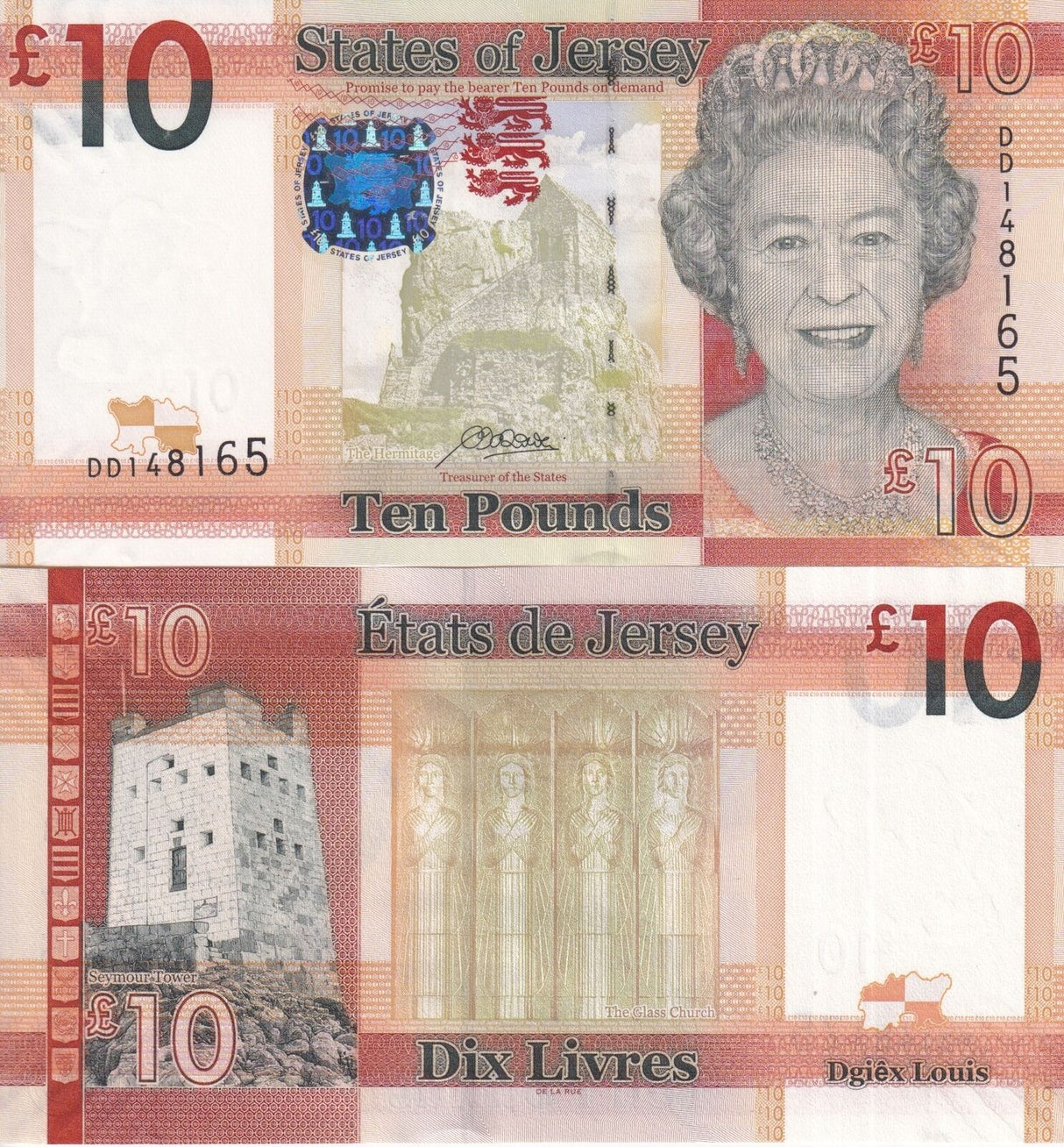 Jersey 10 Pound ND 2010 Sign Laura Rowley P 34 UNC