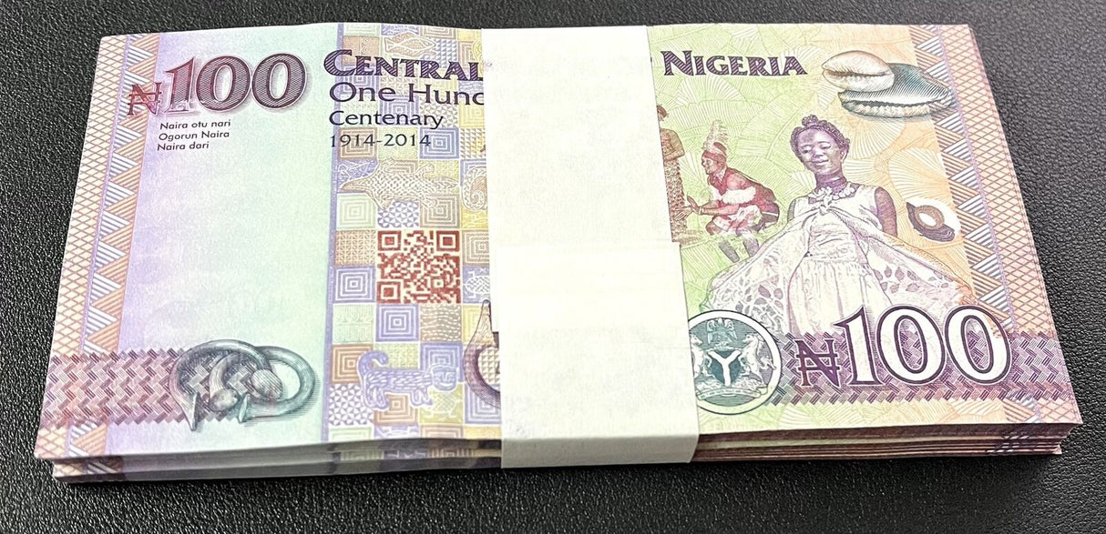 Nigeria 100 Naira 2024 P 41 Commemorative UNC LOT 100 PCS