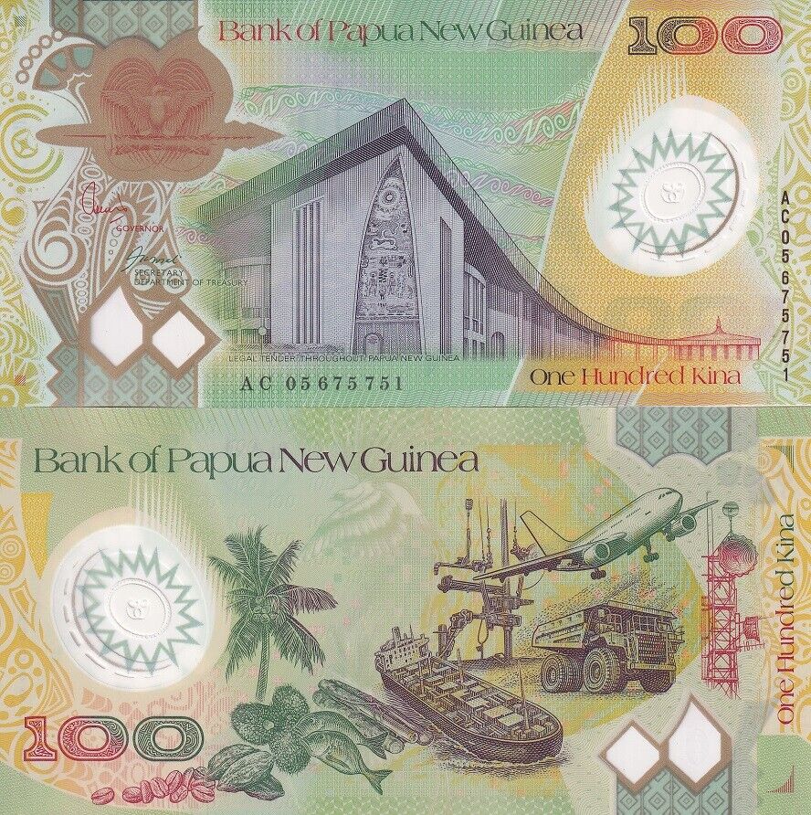 Papua New Guinea 100 Kina 2005 P 33 a UNC