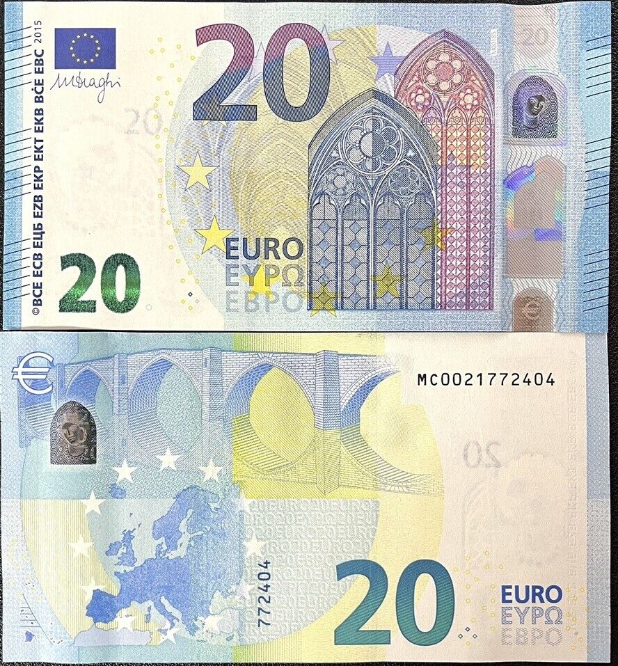 Euro 20 Euro Portugal 2015 P 22 MC UNC