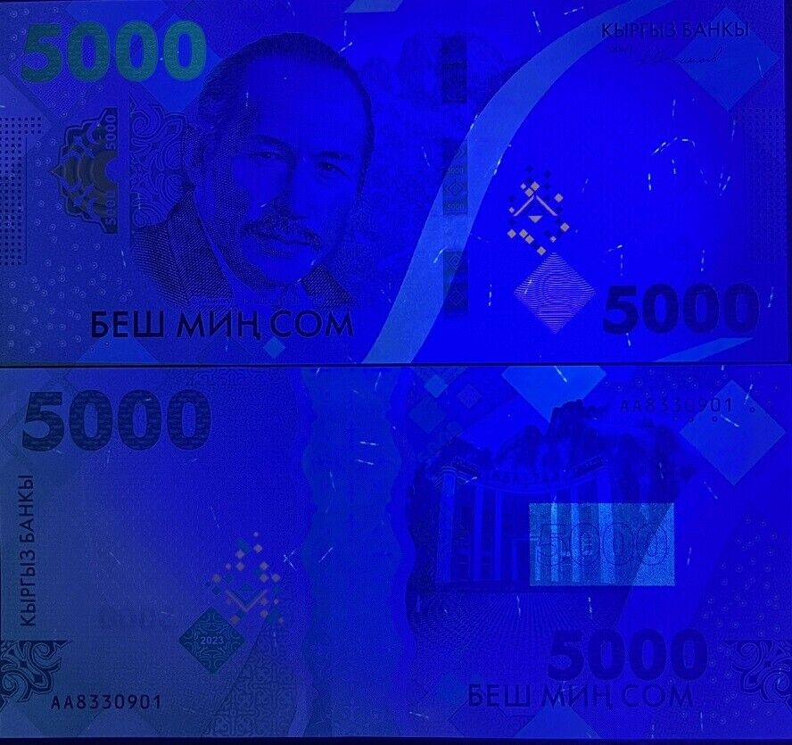 Kyrgyzstan 5000 Som 2023/2024 Ala-Too Theater Suimenkul Chokmorov P 40 UNC
