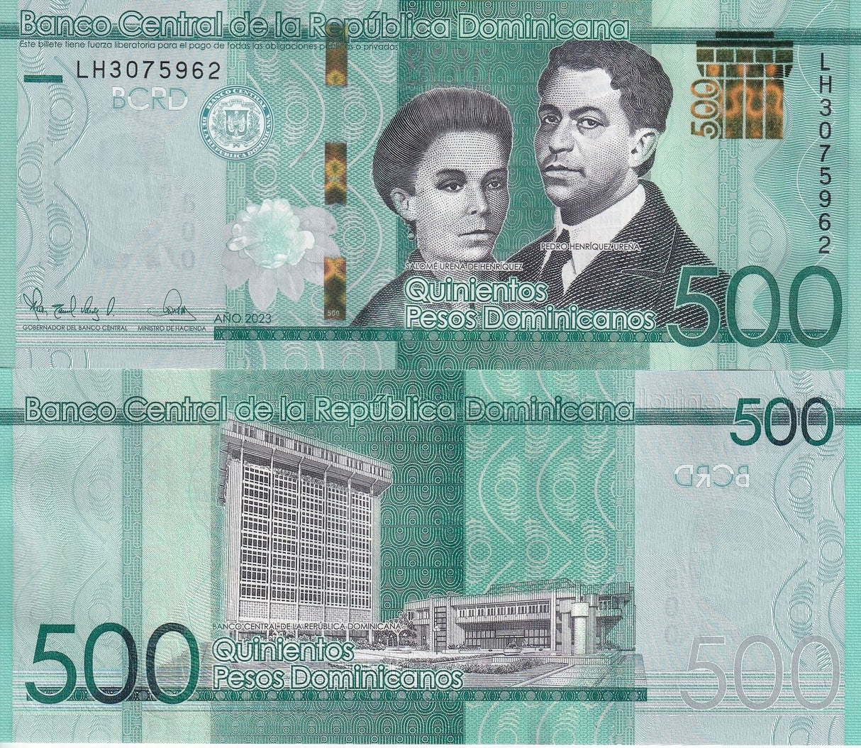 Dominican Republic 500 Pesos 2023 P 192 UNC