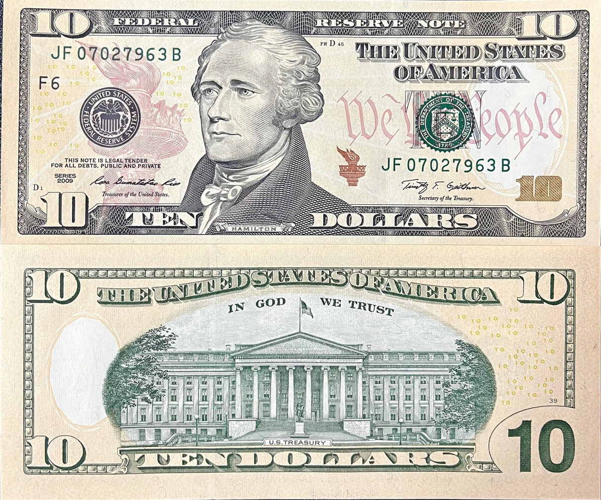 United States 10 Dollars USA 2009 P 532 F Atlanta UNC