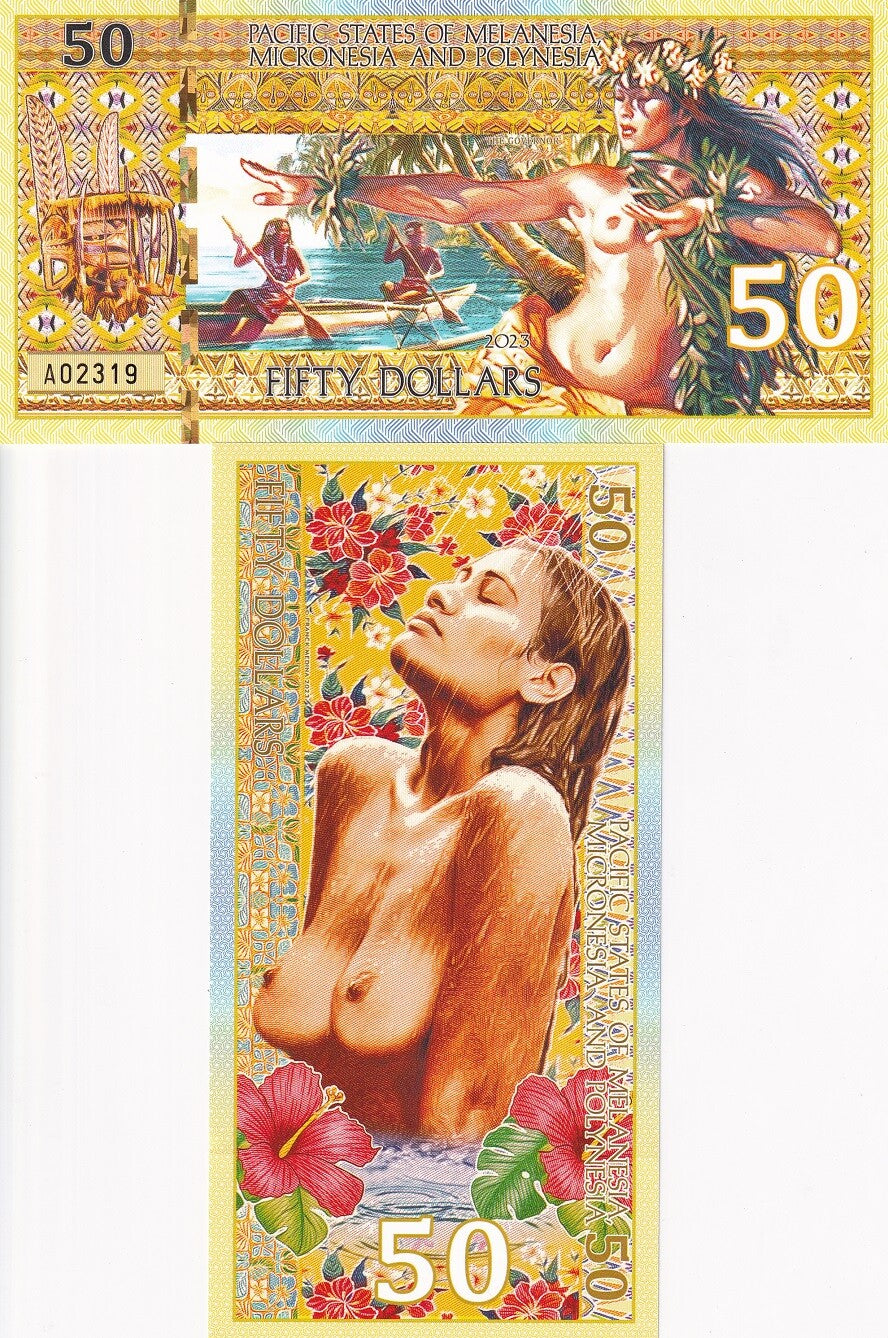 PACIFIC STATES of MMP Polymer 50 DOLLARS Woman 2023 2024 Fantasy