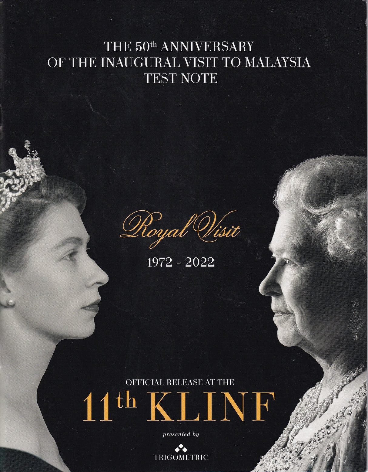 Malaysia Test Note Inaugural Visit QEII Queen Yacht 2022 50th UNC Official Book