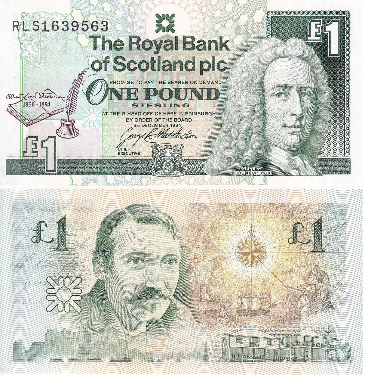 Scotland 1 Pound 1994 P 358 Commemorative UNC