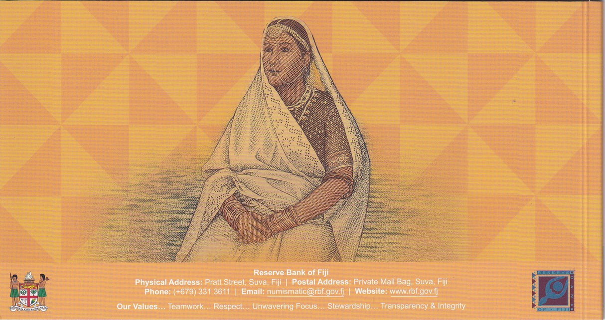 Fiji 50 Dollars 2026 2025 P NEW Polymer IN Folder UNC