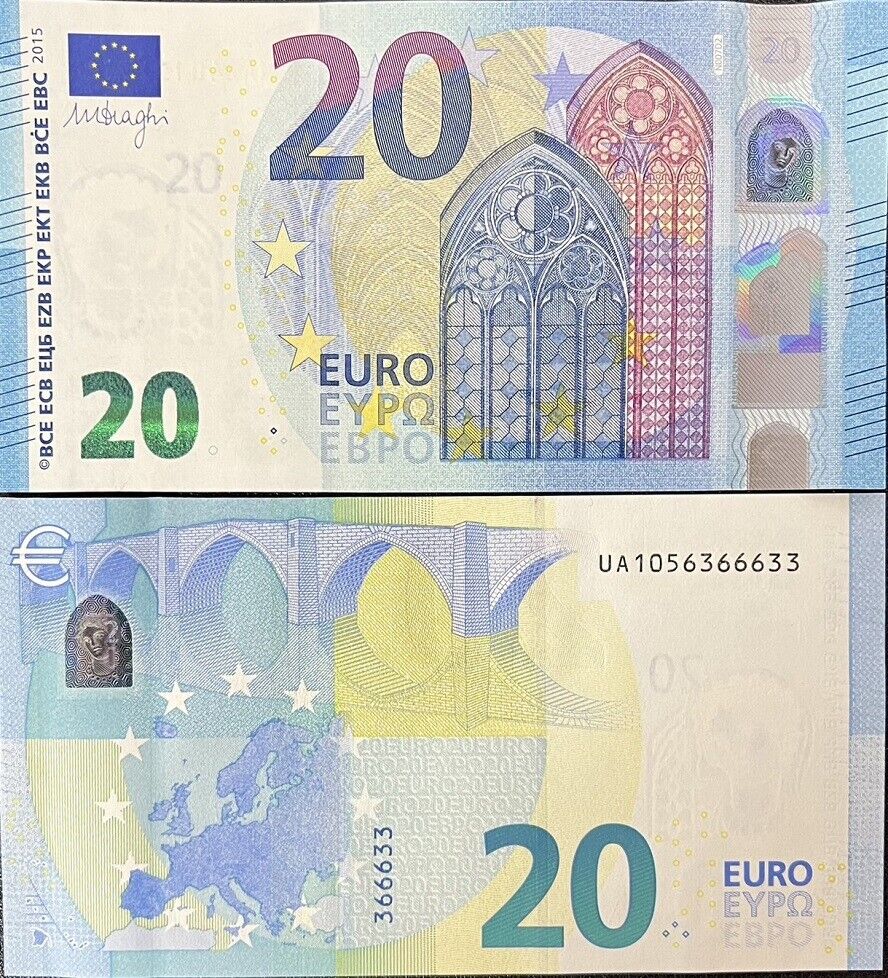 Euro 20 Euro France 2015 P 22 UA UNC
