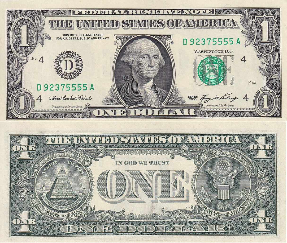 United States 1 Dollar USA 2006 P 523 D Cleveland UNC