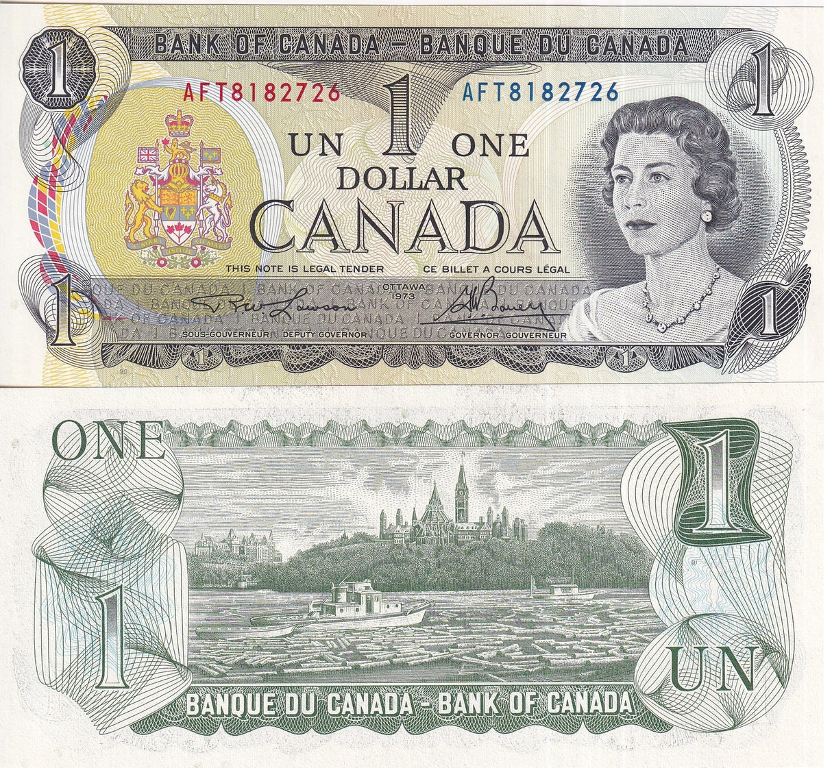 Canada 1 Dollar 1973 P 85 b UNC