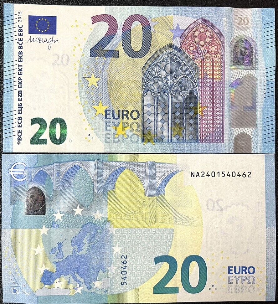 Euro 20 Euro Austria 2015 P 22 NA UNC
