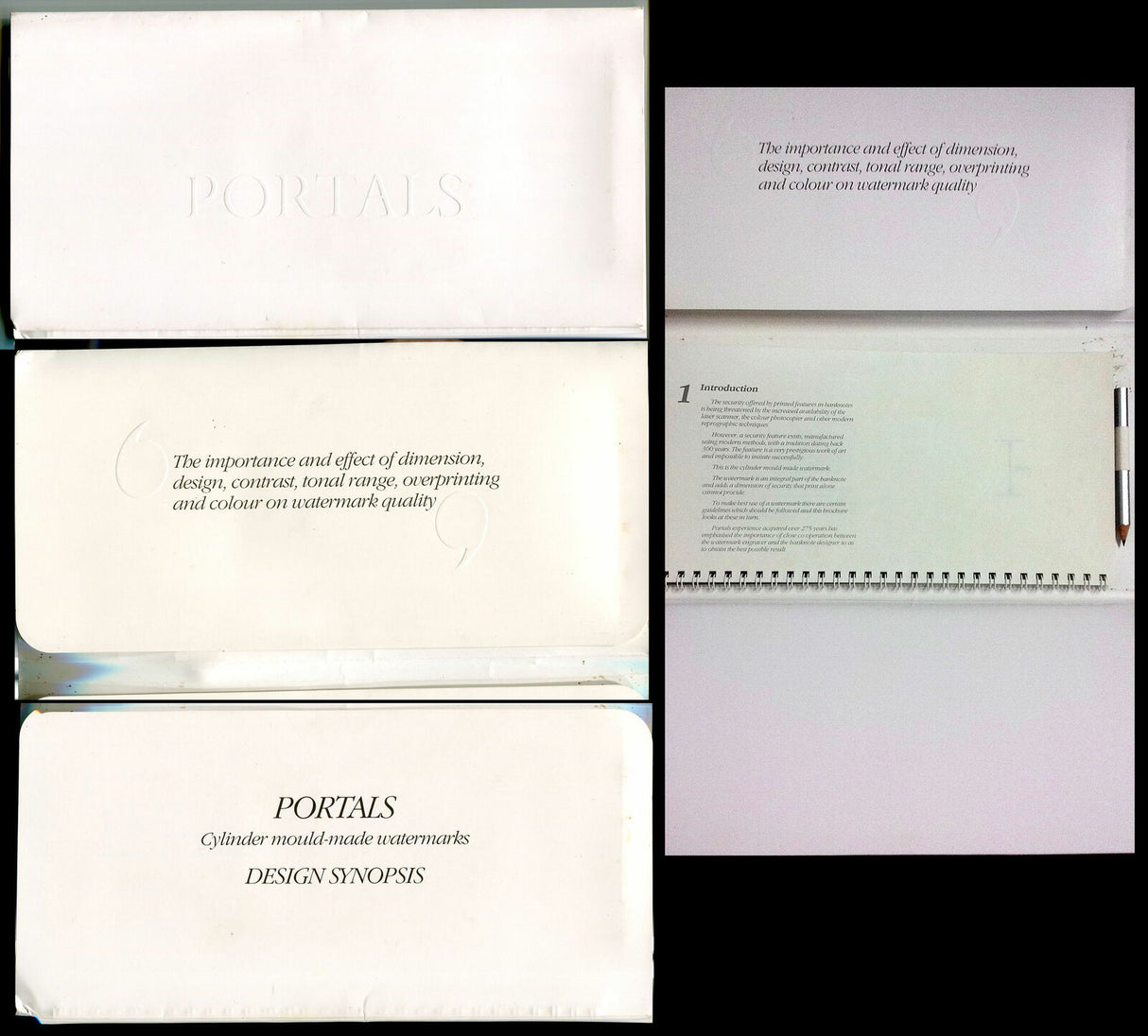 SCOTLAND 5 POUNDS 1987 P 347 ARCHIVAL SPECIMEN WITH BOOK PORTAL WTM