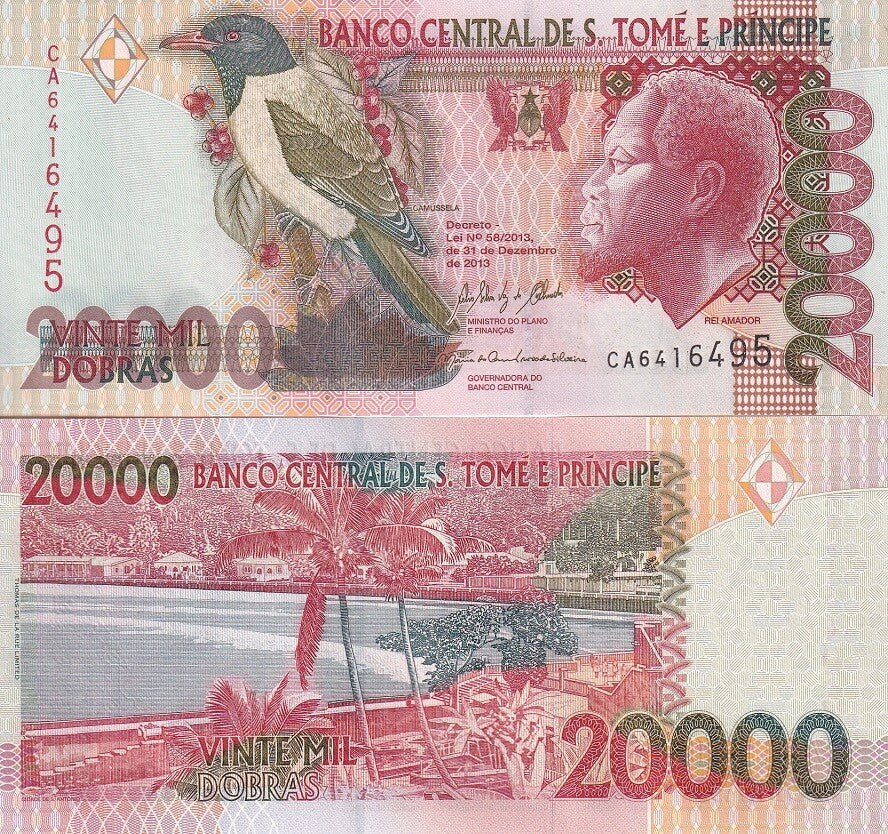 Saint Thomas & Prince 20000 Dobras 2013 P 67 e Sao Tome UNC
