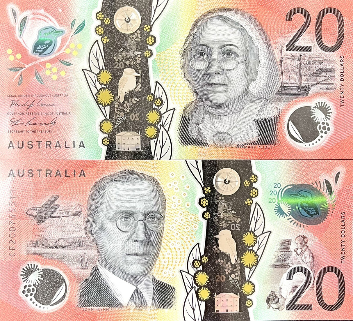 Australia 20 Dollars 2020 P 64 New Sign Polymer UNC