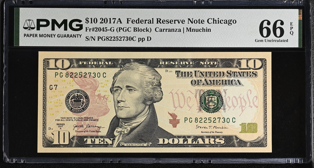 United States 10 Dollars USA 2017A P 545B G Chicago Gem UNC PMG 66 EPQ
