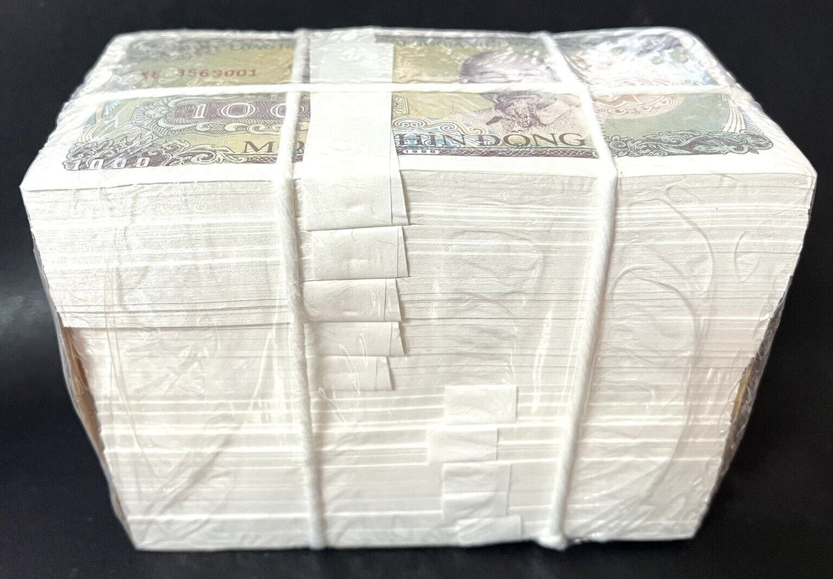 Vietnam 1000 Dong 1988 P 106 UNC LOT 1000 PCS 10 Bundles 1 Brick