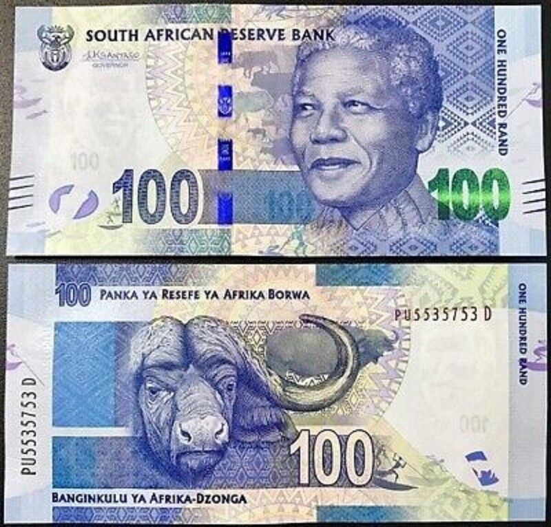 South Africa 100 Rands 2016 P 141 b Sign Kganyago UNC