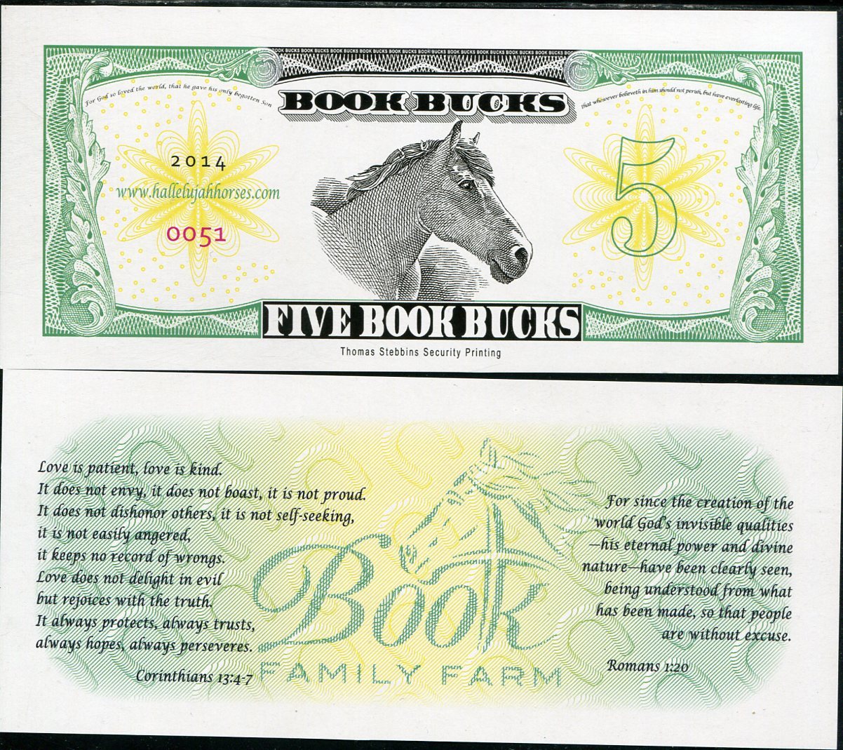 ROMAN LOCAL 5 BOCK BUCKS "HORSE" 2014 UNC