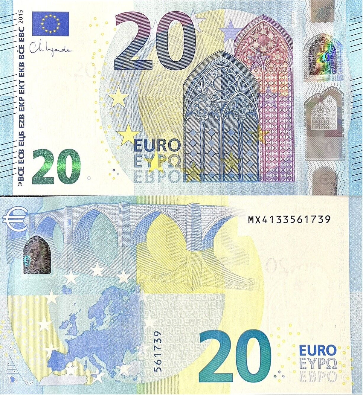 Euro 20 Euro France 2015 P 28 m UNC