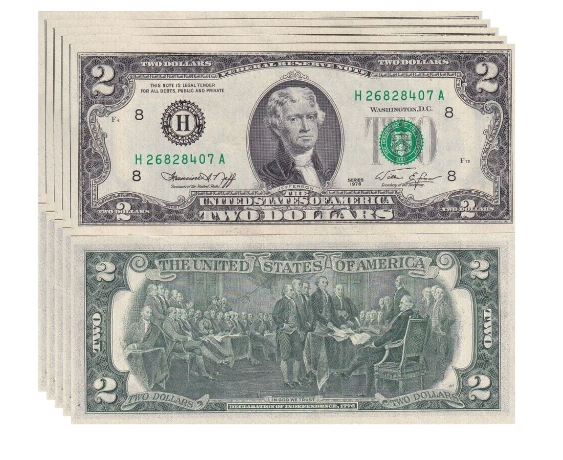 United States 2 Dollars USA 1976 P 461 St. Louis H LOT 5 UNC