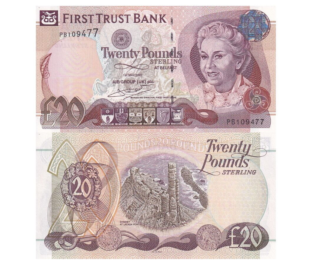 Northern Ireland 20 Pounds 2007 P 137 b UNC