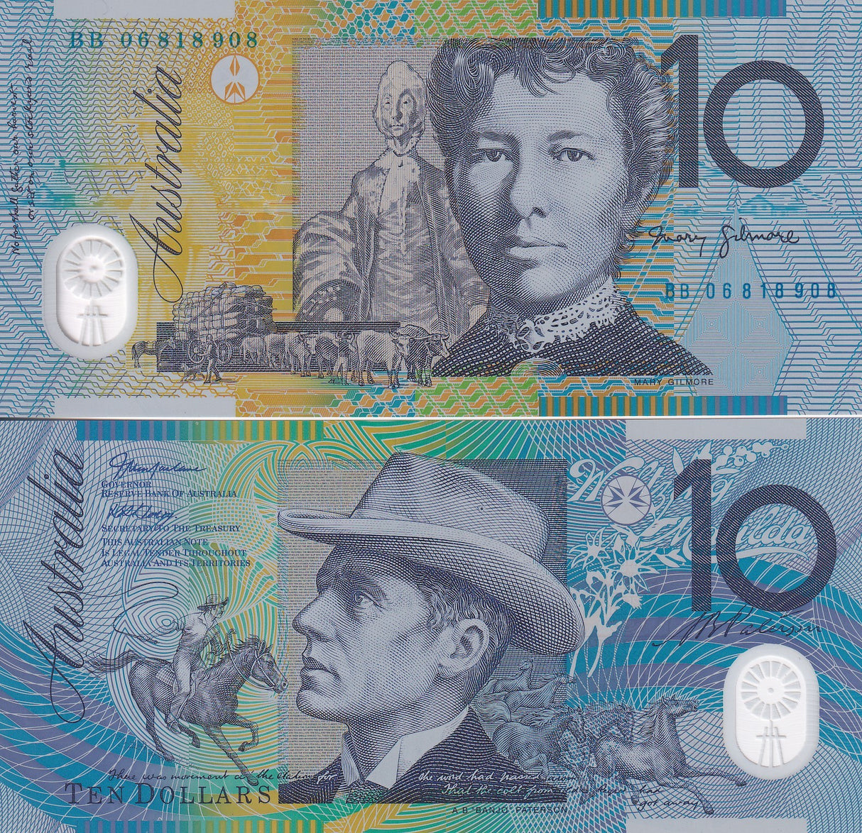 Australia 10 Dollars 2006 P 58 c Polymer UNC