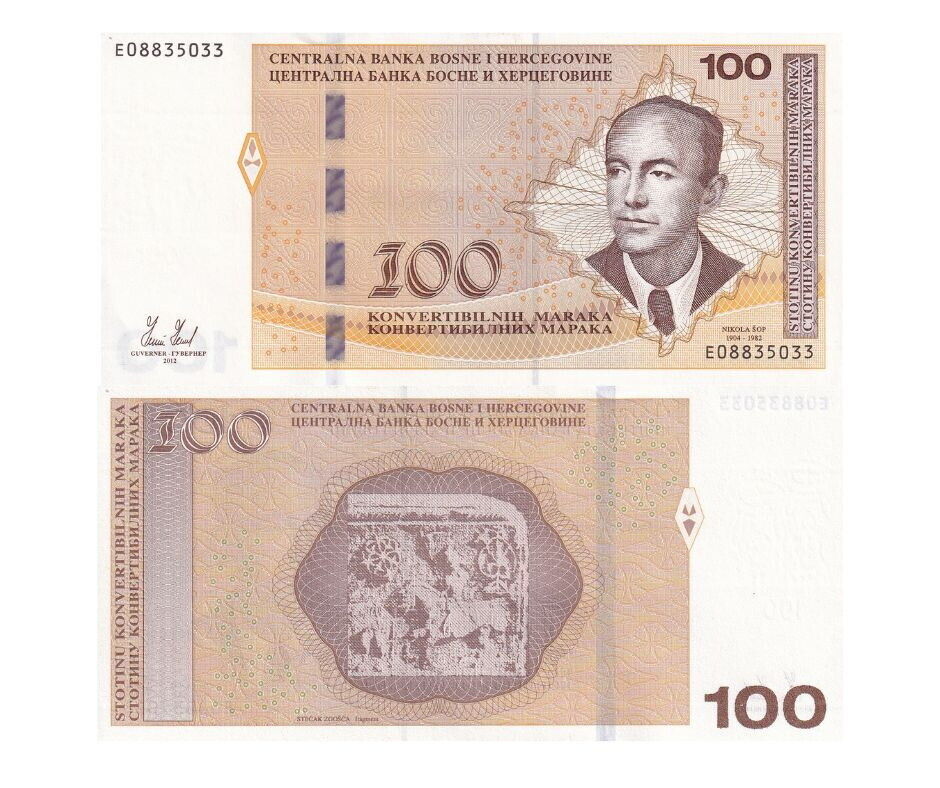 Bosnia 100 Convertible Maraka 2012 P 86 a UNC