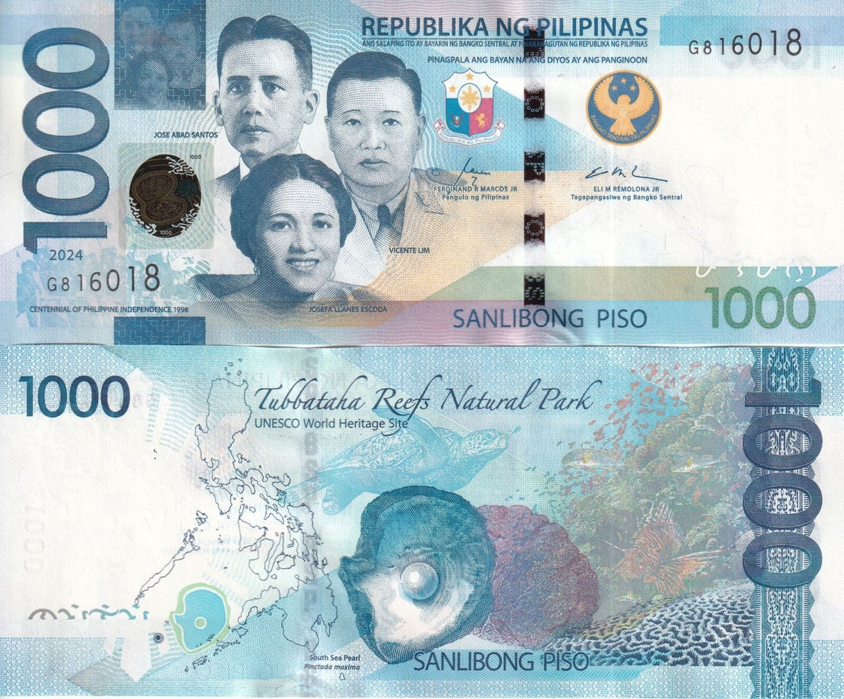 Philippines 1000 Pesos 2024 P 235 UNC