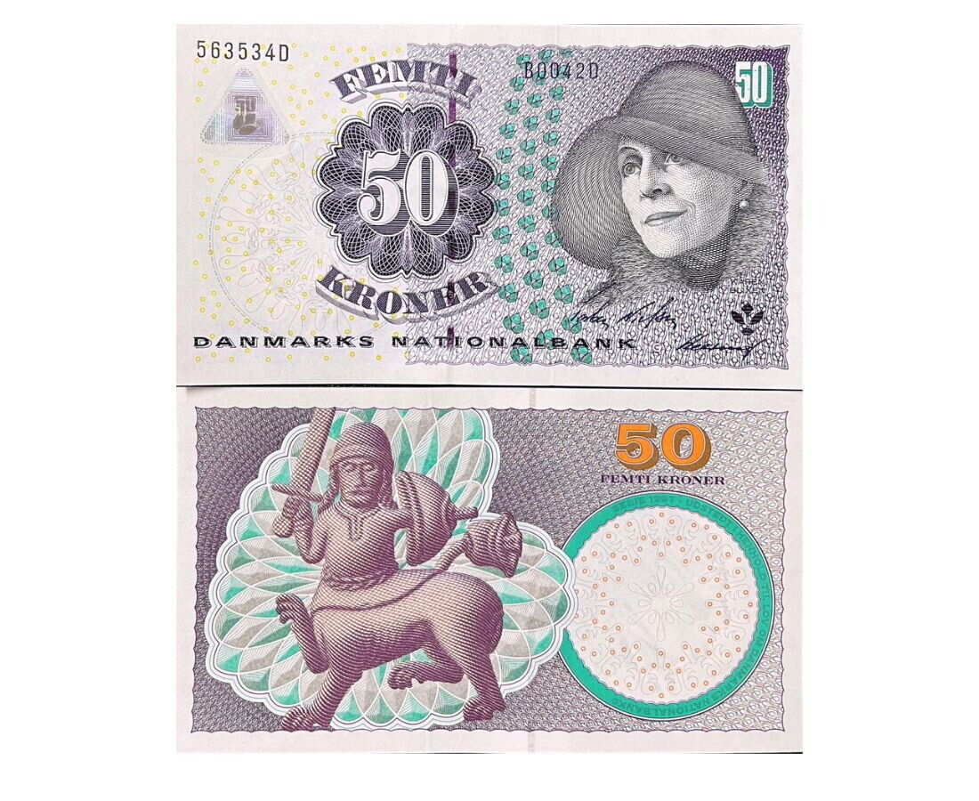 Denmark 50 Kroner 2004 P 60 a UNC