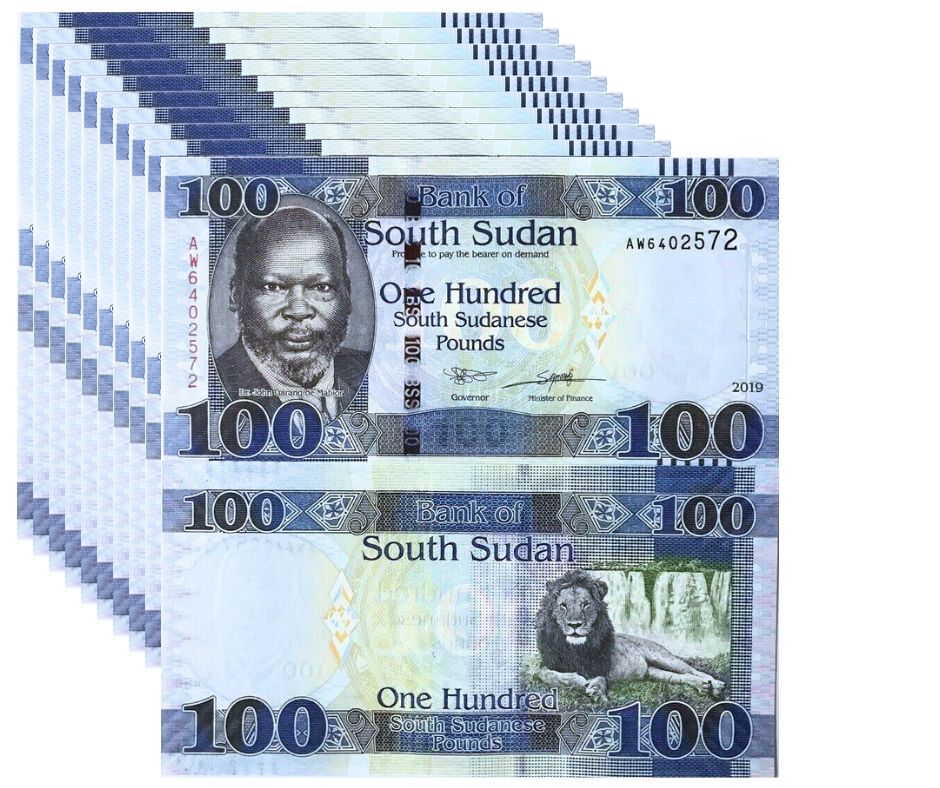 South Sudan 100 Pounds 2019 P 15 UNC LOT 10 PCS