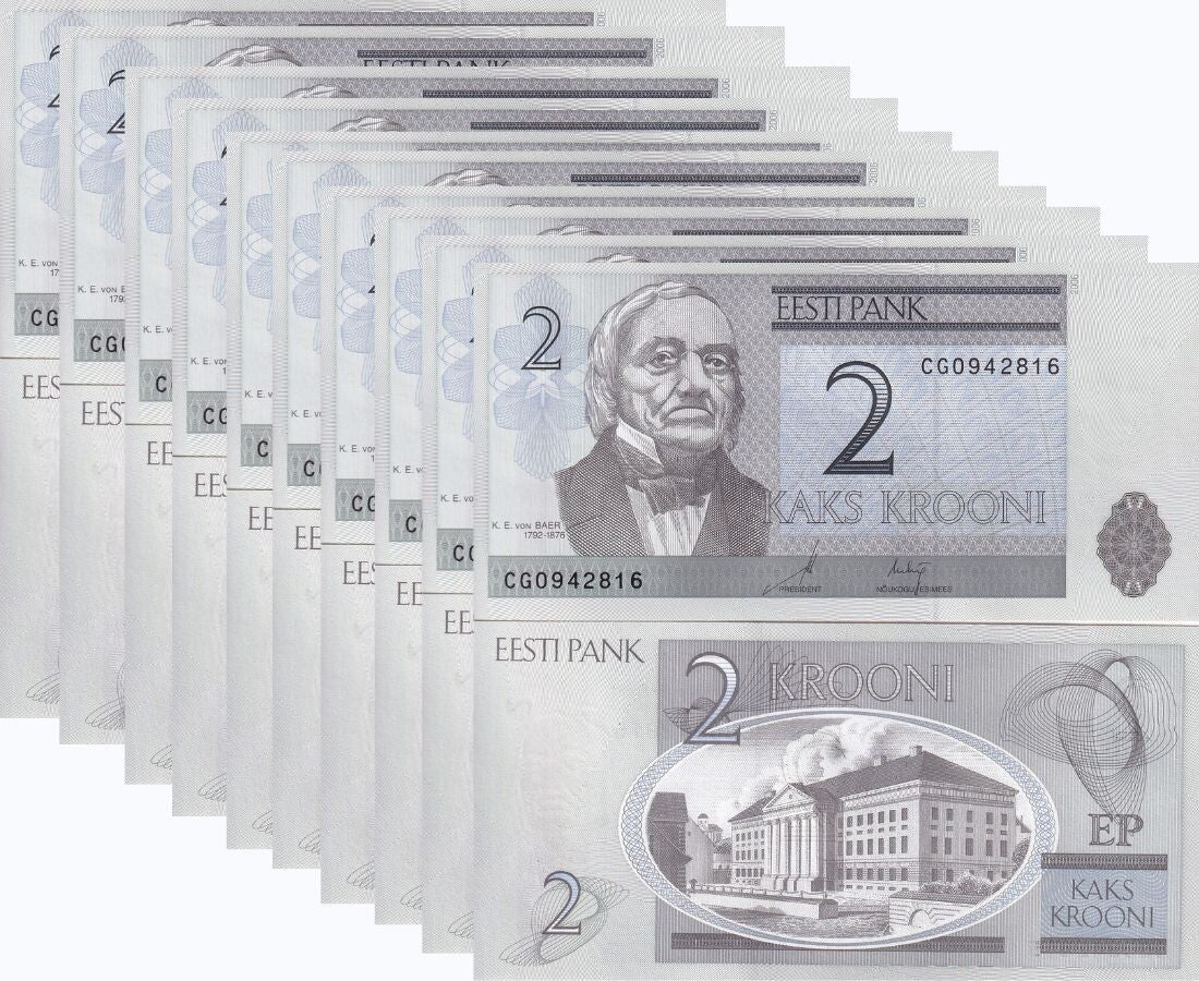 Estonia 2 Krooni 2006 P 85 a LOT 10 UNC