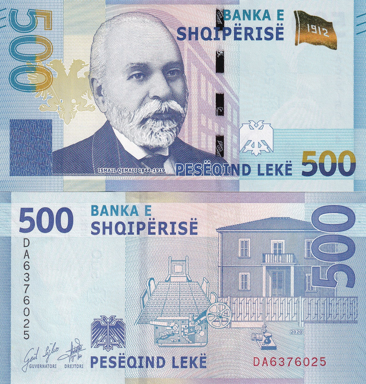 Albania 500 Leke 2020 P 77 UNC