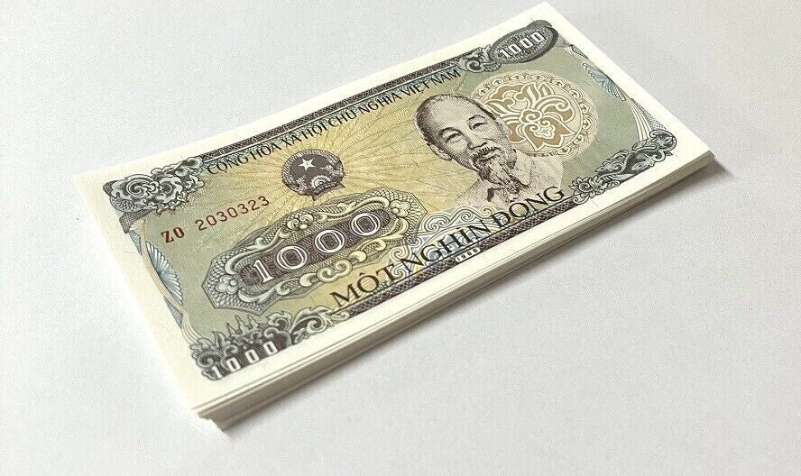 Vietnam 1000 Dong 1988 P 106 UNC Lot 20 Pcs 1/5 BUNDLE