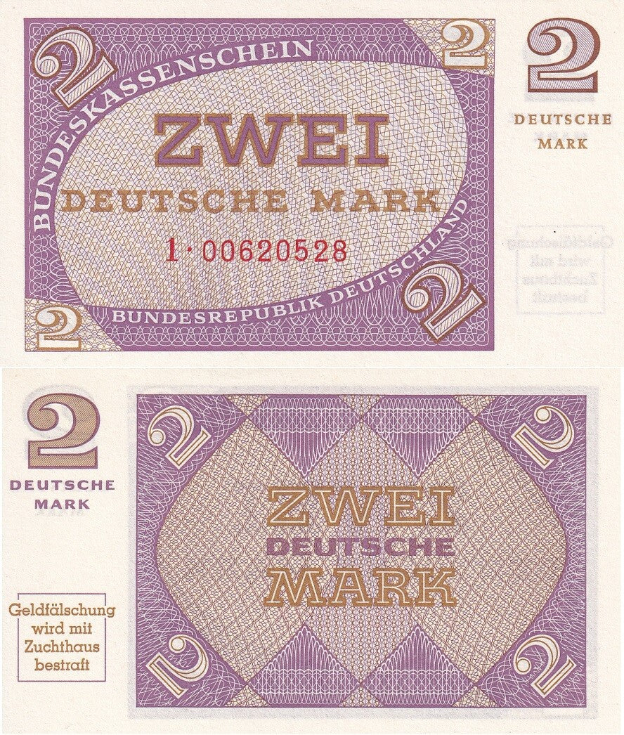Germany Federal Republic 2 Deutsche MARK ND 1987 P 29 UNC