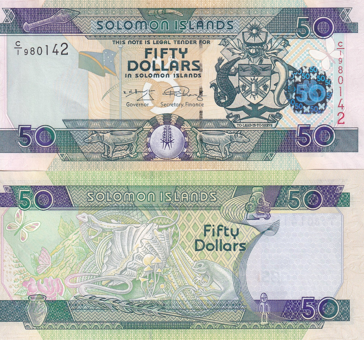 Solomon Islands 50 Dollars ND 2009 P 29 UNC