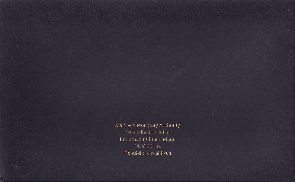 Maldives Set 7 UNC 5 - 1000 Rufiyaa 2015 - 2020 Polymer UNC Matching With Folder