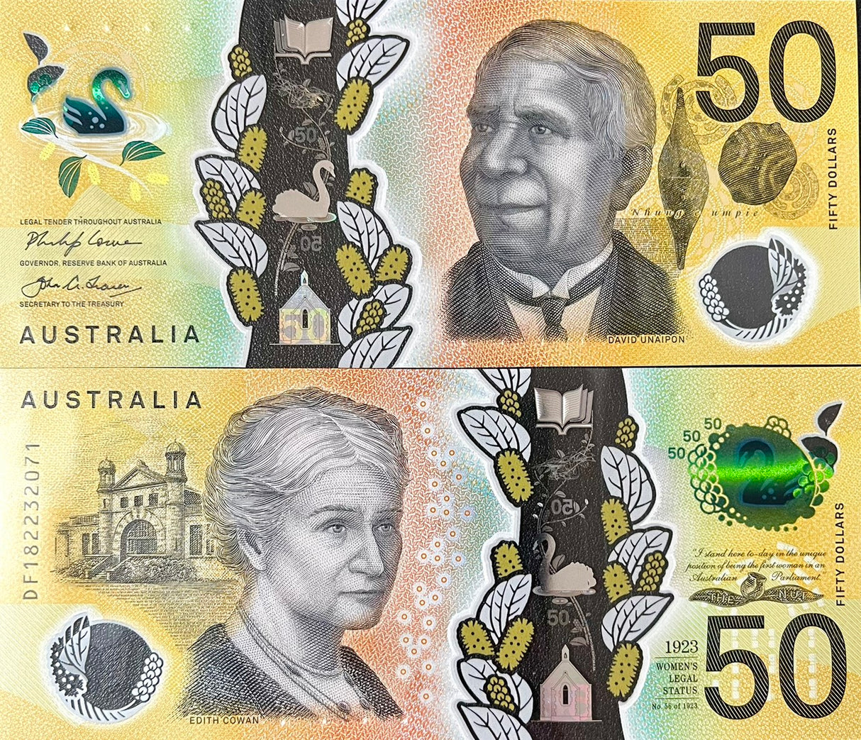 Australia 50 Dollars 2018 Polymer P 65 UNC