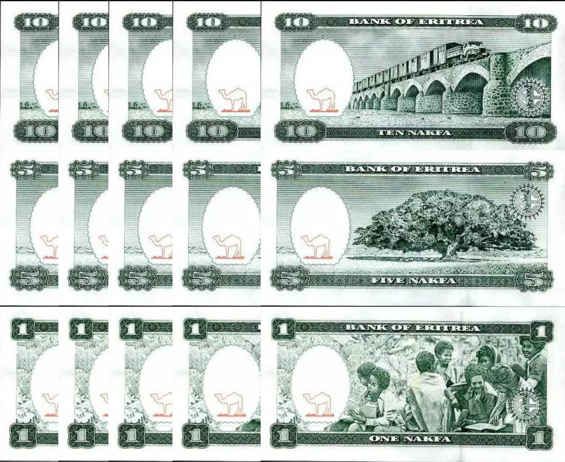 Eritrea Set 3 Pcs 1 5 10 Nakfa 1997 P 1 2 3 UNC LOT 5 SetS 15 Pcs