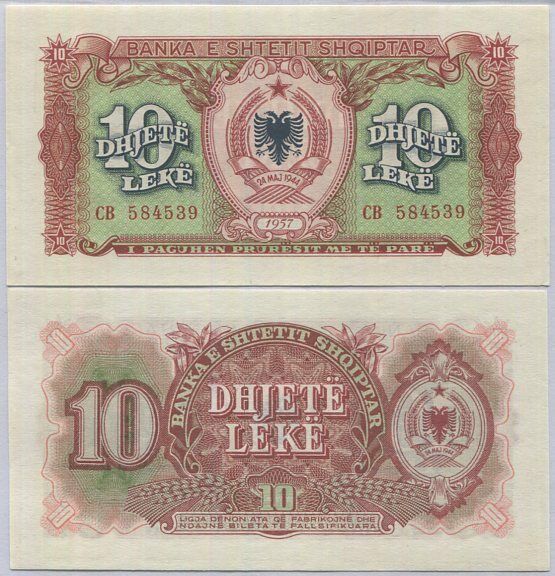 Albania 28 Leke 1957 P 28 UNC