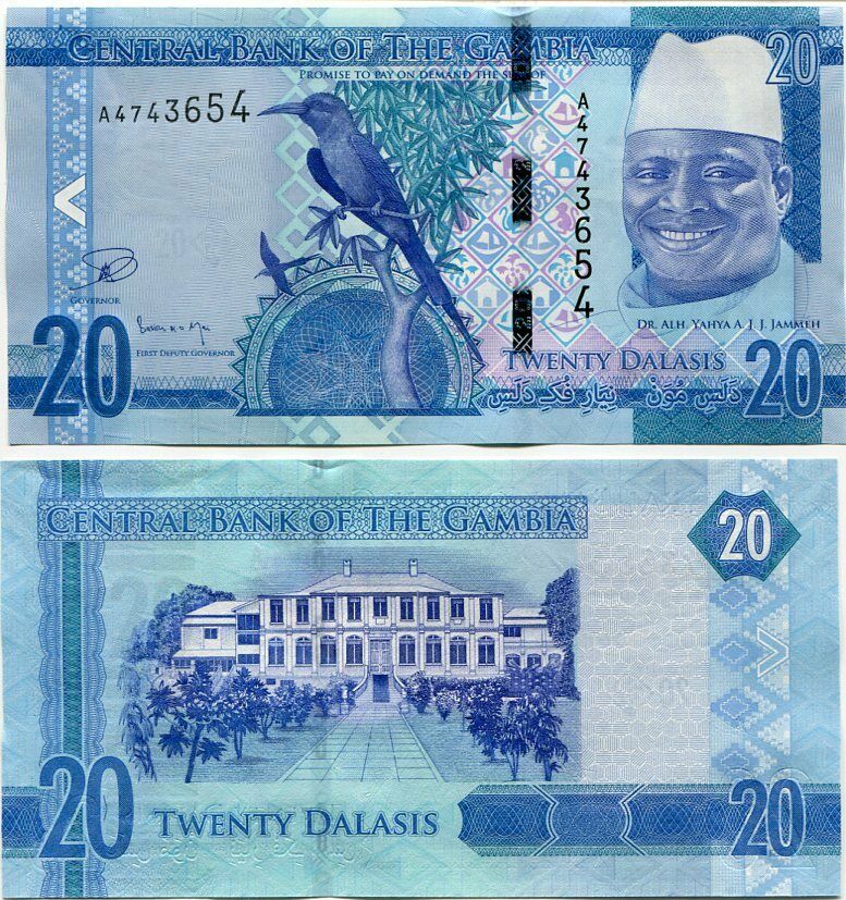 GAMBIA 20 DALASIS 2015 P 33 UNC