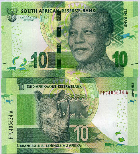 South Africa 10 Rand ND 2016 P 138 Sign L. Kganyago UNC