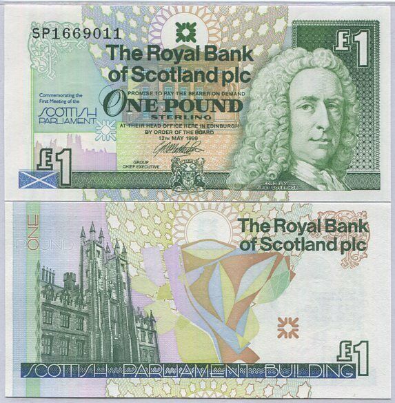 SCOTLAND 1 POUND 1999 P 360 COMM. UNC