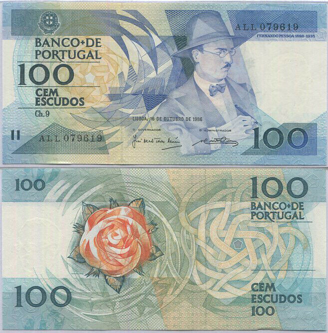 NOPIC***PORTUGAL 100 ESCUDOS 1986 P 179 AUnc