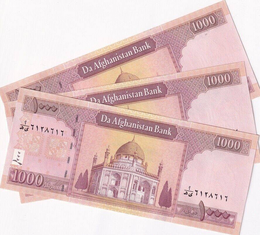 Afghanistan 1000 Afghanis 2010 SH 1389 P 77 b Lot 3 UNC