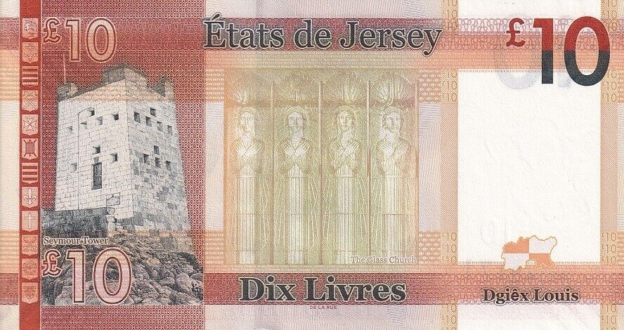 Jersey 10 Pound ND 2010 Sign Ian Black P 34 UNC