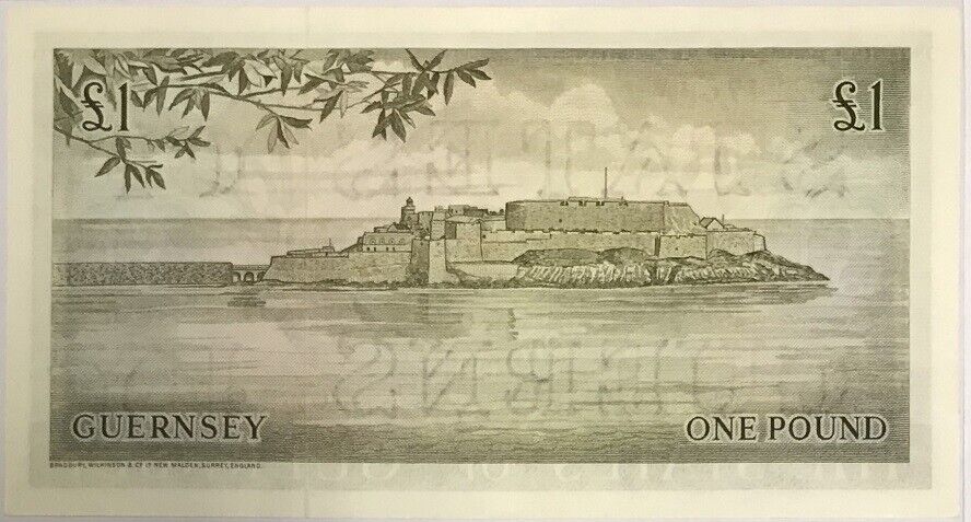 Guernsey 1 Pound ND 1969-1975 P 45 b AUnc