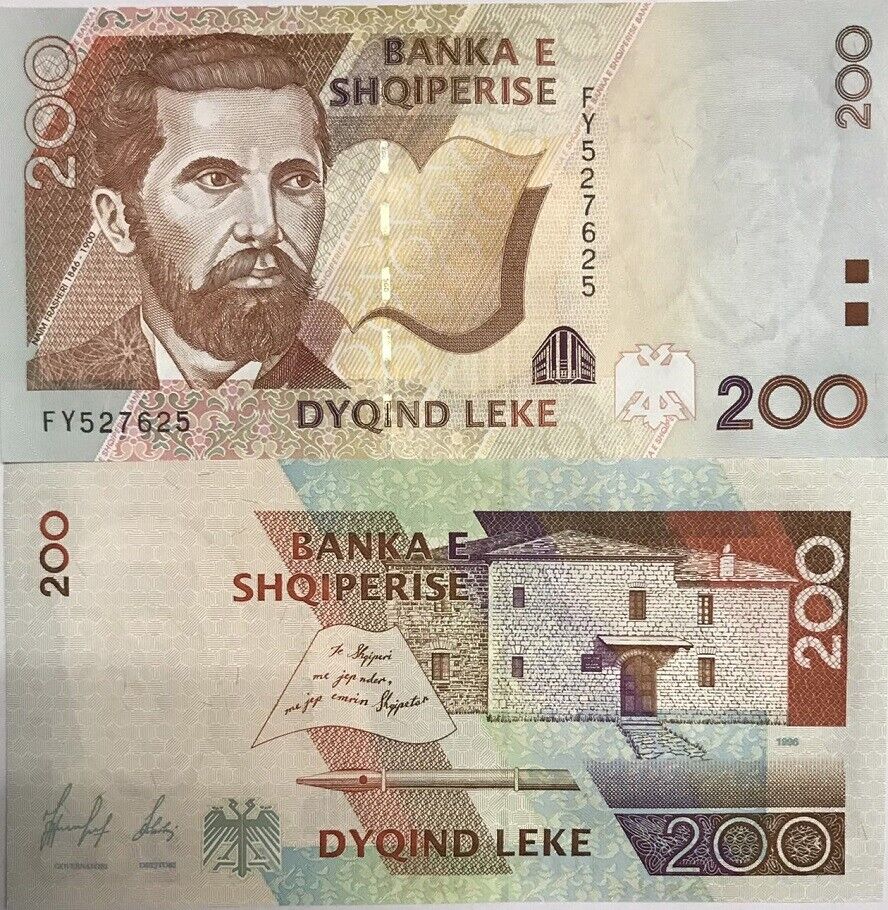 Albania 200 Leke 1996 P 63 UNC