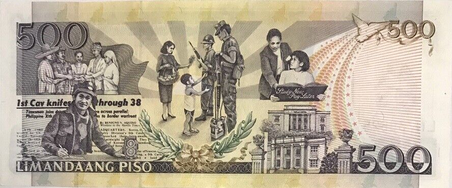 Philippines 500 Piso 2012 P 214B AUnc