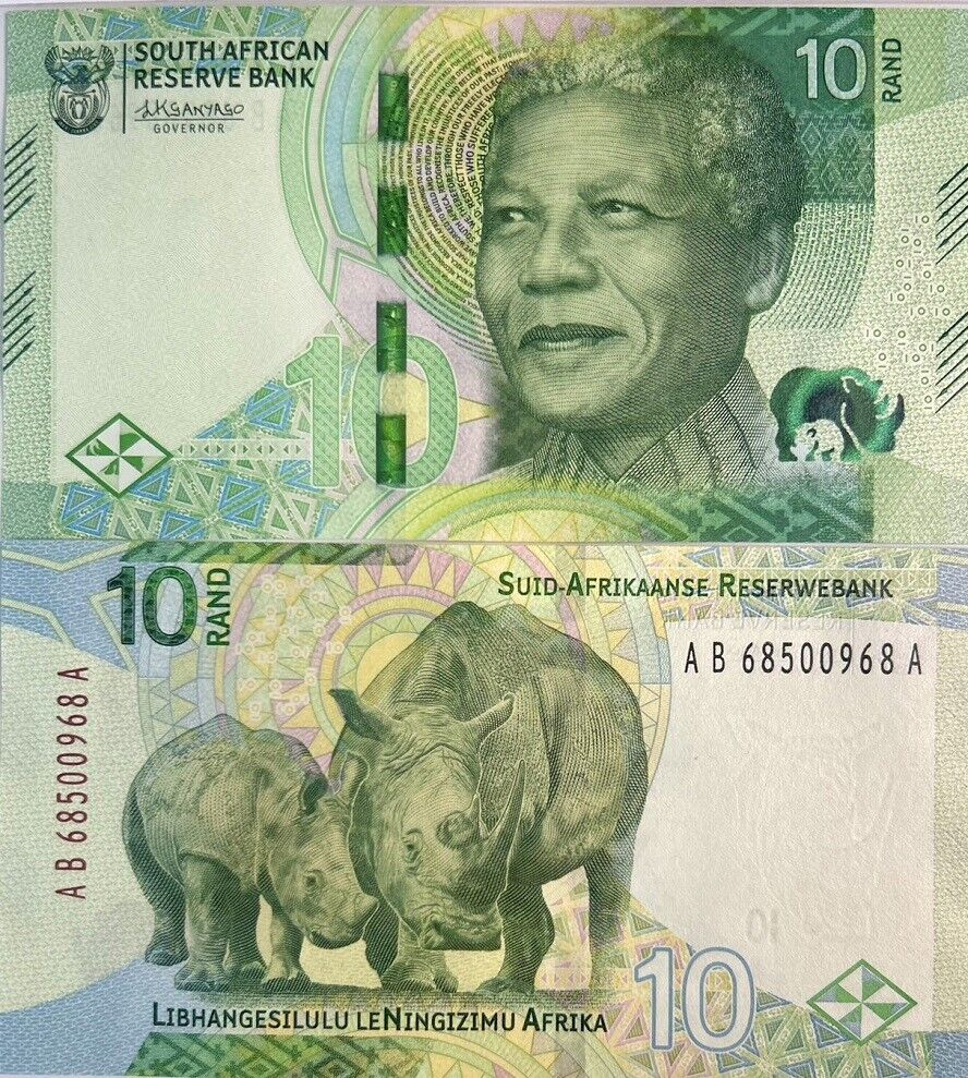 South Africa 10 Rand 2023 P 148 New Family Design UNC