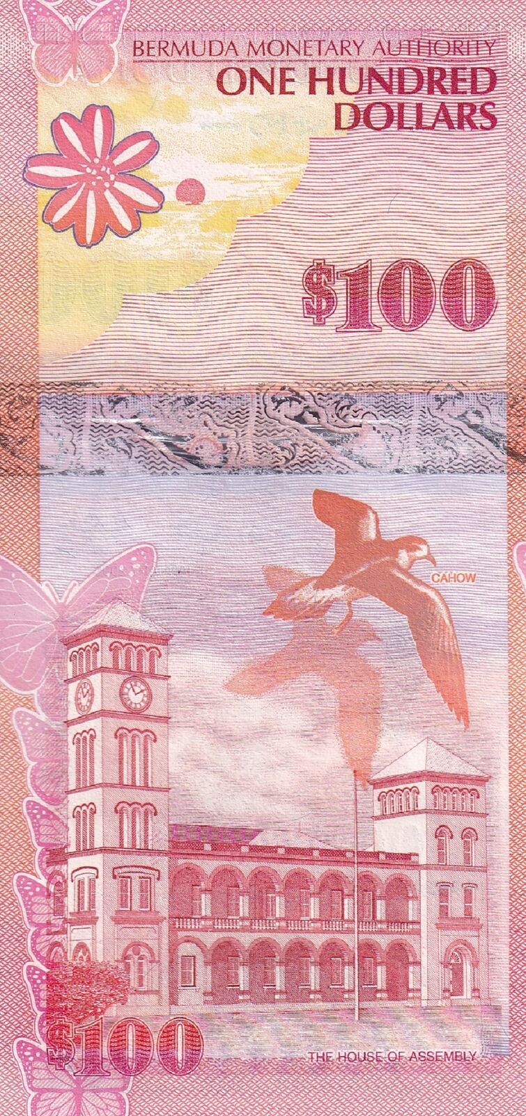 Bermuda 100 Dollars 2009 P 62 UNC